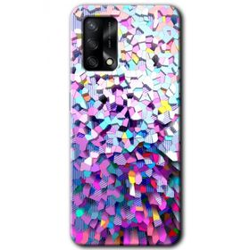 Gramaphone Oppo A54 Hd Desen Mosaic Fragments Colorfull Baskılı Arka Kapak