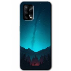Gramaphone Oppo A54 Hd Desen Night Fores Mount Baskılı Arka Kapak