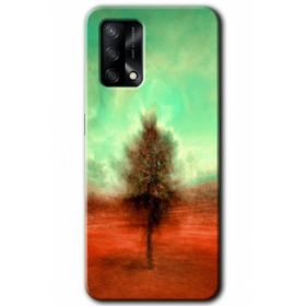 Gramaphone Oppo A54 Hd Desen Outlines Paint Baskılı Arka Kapak