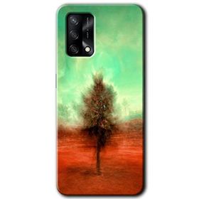 Gramaphone Oppo A54 Hd Desen Outlines Paint Baskılı Arka Kapak