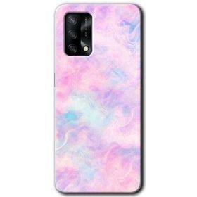 Gramaphone Oppo A54 Hd Desen Pembe Duman Baskılı Arka Kapak