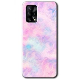 Gramaphone Oppo A54 Hd Desen Pembe Duman Baskılı Arka Kapak