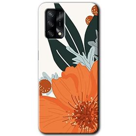 Gramaphone Oppo A54 Hd Desen Portakal Çiçeği Baskılı Arka Kapak