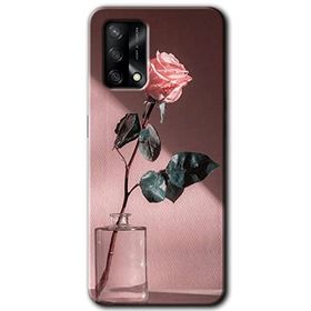 Gramaphone Oppo A54 Hd Desen Retro Gül Baskılı Arka Kapak
