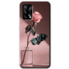 Gramaphone Oppo A54 Hd Desen Retro Gül Baskılı Arka Kapak