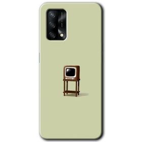Gramaphone Oppo A54 Hd Desen Retro Tv Baskılı Arka Kapak