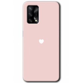 Gramaphone Oppo A54 Hd Desen Sade Kalp Baskılı Arka Kapak