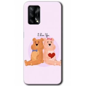 Gramaphone Oppo A54 Hd Desen Sevgili Ayıcık Baskılı Arka Kapak