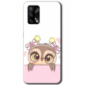 Gramaphone Oppo A54 Hd Desen Sevimli Baykuş Baskılı Arka Kapak