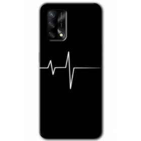 Gramaphone Oppo A54 Kılıf HD Desen Baskılı Arka Kapak - Heart Rytm