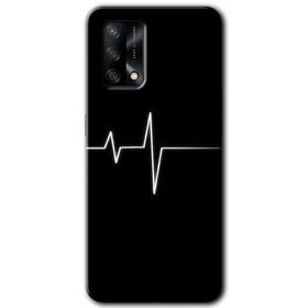 Gramaphone Oppo A54 Kılıf HD Desen Baskılı Arka Kapak - Heart Rytm