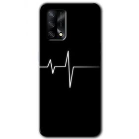 Gramaphone Oppo A54 Kılıf HD Desen Baskılı Arka Kapak - Heart Rytm