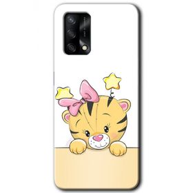 Gramaphone Oppo A54 Kılıf Hd Desen Sevimli Kedi Baskılı Arka Kapak