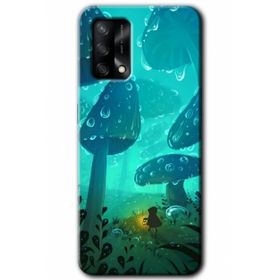 Gramaphone Oppo A54 Kılıf Hd Desen Silhoutte Dropss Baskılı Arka Kapak