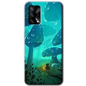 Gramaphone Oppo A54 Kılıf Hd Desen Silhoutte Dropss Baskılı Arka Kapak