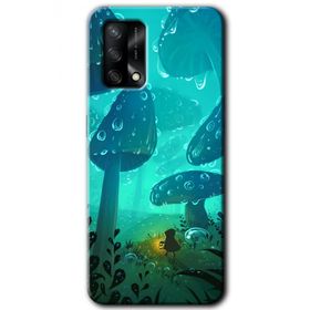 Gramaphone Oppo A54 Kılıf Hd Desen Silhoutte Dropss Baskılı Arka Kapak