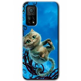 Gramaphone Xiaomi Mi 10T Pro Kılıf HD Desen Baskılı Arka Kapak - Çılgın Kedi Kılıf