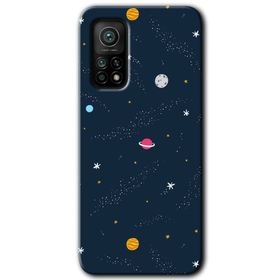 Gramaphone Xiaomi Mi 10T Pro Kılıf HD Desen Baskılı Arka Kapak - Çizim Gezegen Kılıf
