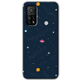 Gramaphone Xiaomi Mi 10T Pro Kılıf HD Desen Baskılı Arka Kapak - Çizim Gezegen Kılıf