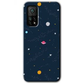 Gramaphone Xiaomi Mi 10T Pro Kılıf HD Desen Baskılı Arka Kapak - Çizim Gezegen Kılıf
