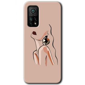 Gramaphone Xiaomi Mi 10T Pro Kılıf HD Desen Baskılı Arka Kapak - Çizim Silüet Kılıf