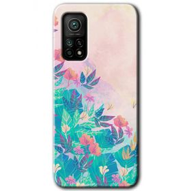 Gramaphone Xiaomi Mi 10T Pro Kılıf HD Desen Baskılı Arka Kapak - Çizim Yapraklar Kılıf