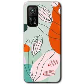 Gramaphone Xiaomi Mi 10T Pro Kılıf HD Desen Baskılı Arka Kapak - Vektör Çiçekler Kılıf