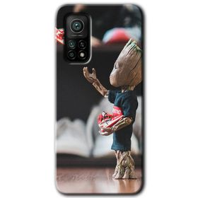 Gramaphone Xiaomi Mi 10T Pro Kılıf HD Desen Baskılı Arka Kapak - Yeşil Kurt Kılıf