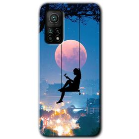 Gramaphone Xiaomi Mi 10T Pro Kılıf HD Desen Baskılı Arka Kapak - Yeşil Kurt Kılıf