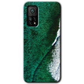 Gramaphone Xiaomi Mi 10T Pro Kılıf HD Desen Baskılı Arka Kapak - Yeşil Okyanus Kılıf