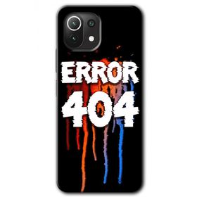 Gramaphone Xiaomi Mi 11 Lite Kılıf HD Desen Baskılı Arka Kapak - 404 Error Kılıf