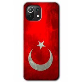 Gramaphone Xiaomi Mi 11 Lite Kılıf HD Desen Baskılı Arka Kapak - Albayrak Kılıf