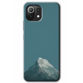 Gramaphone Xiaomi Mi 11 Lite Kılıf HD Desen Baskılı Arka Kapak - Alone Mountain Kılıf