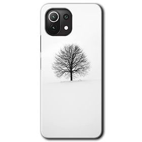 Gramaphone Xiaomi Mi 11 Lite Kılıf HD Desen Baskılı Arka Kapak - Alone Tree Kılıf