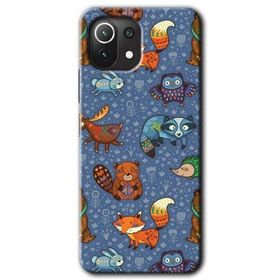 Gramaphone Xiaomi Mi 11 Lite Kılıf HD Desen Baskılı Arka Kapak - Animals Funny Kılıf