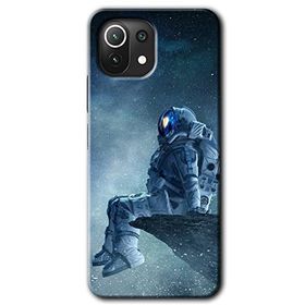 Gramaphone Xiaomi Mi 11 Lite Kılıf HD Desen Baskılı Arka Kapak - Astronot Yalnızlığı Kılıf