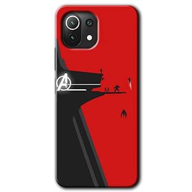 Gramaphone Xiaomi Mi 11 Lite Kılıf HD Desen Baskılı Arka Kapak - Avengers Tower Kılıf