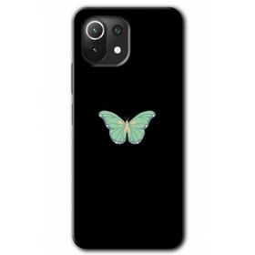 Gramaphone Xiaomi Mi 11 Lite Kılıf HD Desen Baskılı Arka Kapak - Butterfly Tree Kılıf
