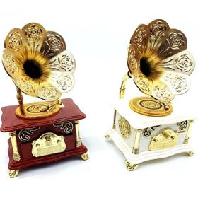 Gramofon Beyaz Müzik Kutusu
