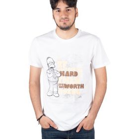 Grand Wolf GW-12101 The Simpsons Beyaz Erkek T-shirt