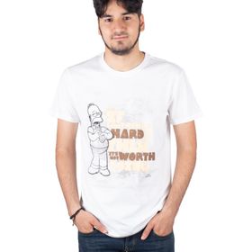 Grand Wolf GW-12101 The Simpsons Beyaz Erkek T-shirt