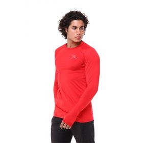 Grand Wolf Raru 1-RUKP102 Uzun Kollu Sporcu Kırmızı Erkek T-Shirt