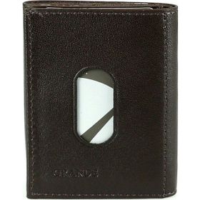 Grande 00724 Hakiki Deri Kartlık Kahverengi
