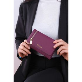 Grande 2639 Mürdüm Kadın Cüzdan
