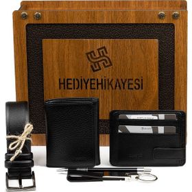 Grande GD 1414 Siyah Erkek Cüzdan Kartlık