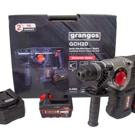 Grangos GCH20-F2 20 V 5 Ah Çift Akülü SDS-Plus Kırıcı Delici