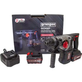 Grangos GCH20-F2 20 V 5 Ah Çift Akülü SDS-Plus Kırıcı Delici