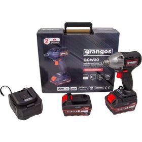 Grangos GCW20-F2 20 V 5 Ah Çift Akülü Somun Sıkma