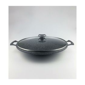 Granit 34 CM Gri Saç Kavurma Tavası