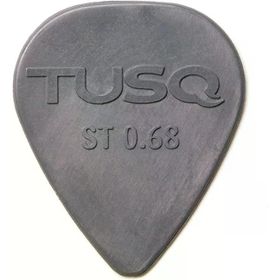 Graphtech PQP-0068-G6 Tusq Pick 0.68 mm Grey 6 Pack Deep Tone Pena